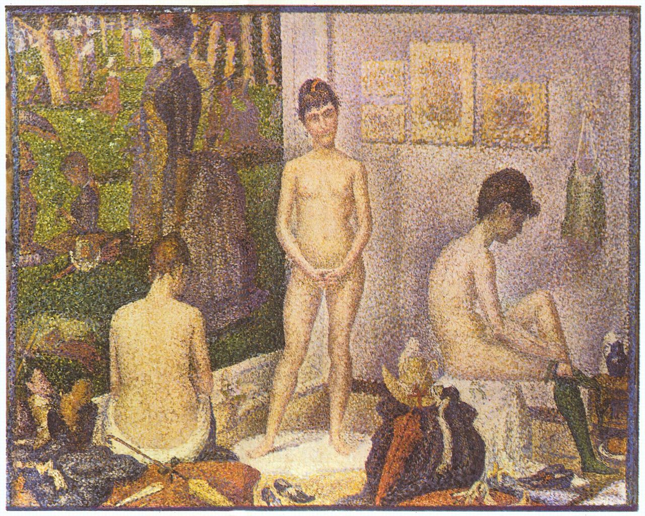 Les Poseuses, Ensemble (Petite version) by Georges Seurat, 1888