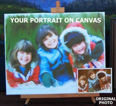 Unique Mother-Father Gifts Ideas for Christmas and anniversaries: A COMMISSIONED PORTRAIT